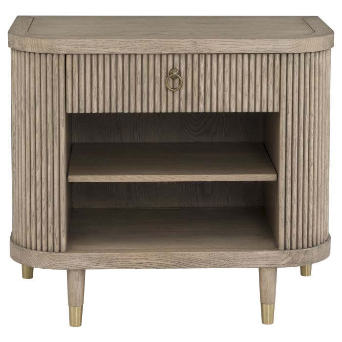 Everett Demilune Nightstand