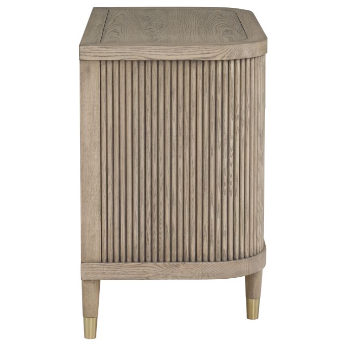 Everett Demilune Nightstand