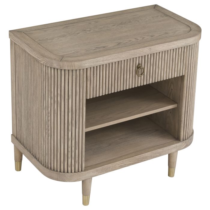 Everett Demilune Nightstand