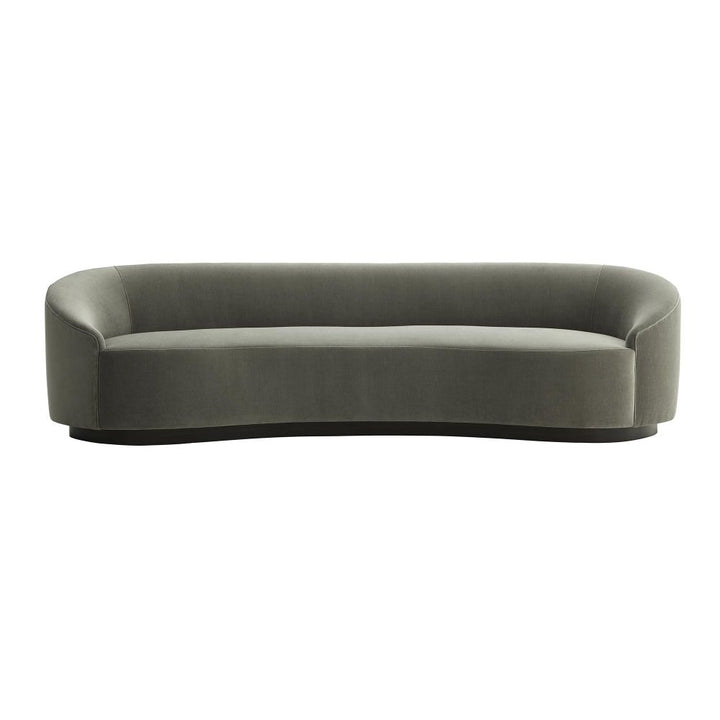 Sofas Carver Sofa Sharkskin Velvet Grey Ash - Gray