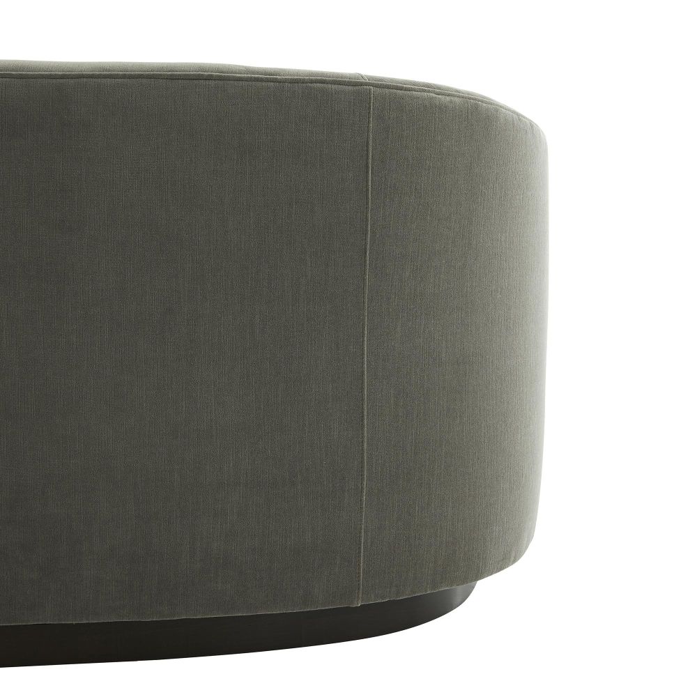 Carver Sofa Sharkskin Velvet Grey Ash - Gray