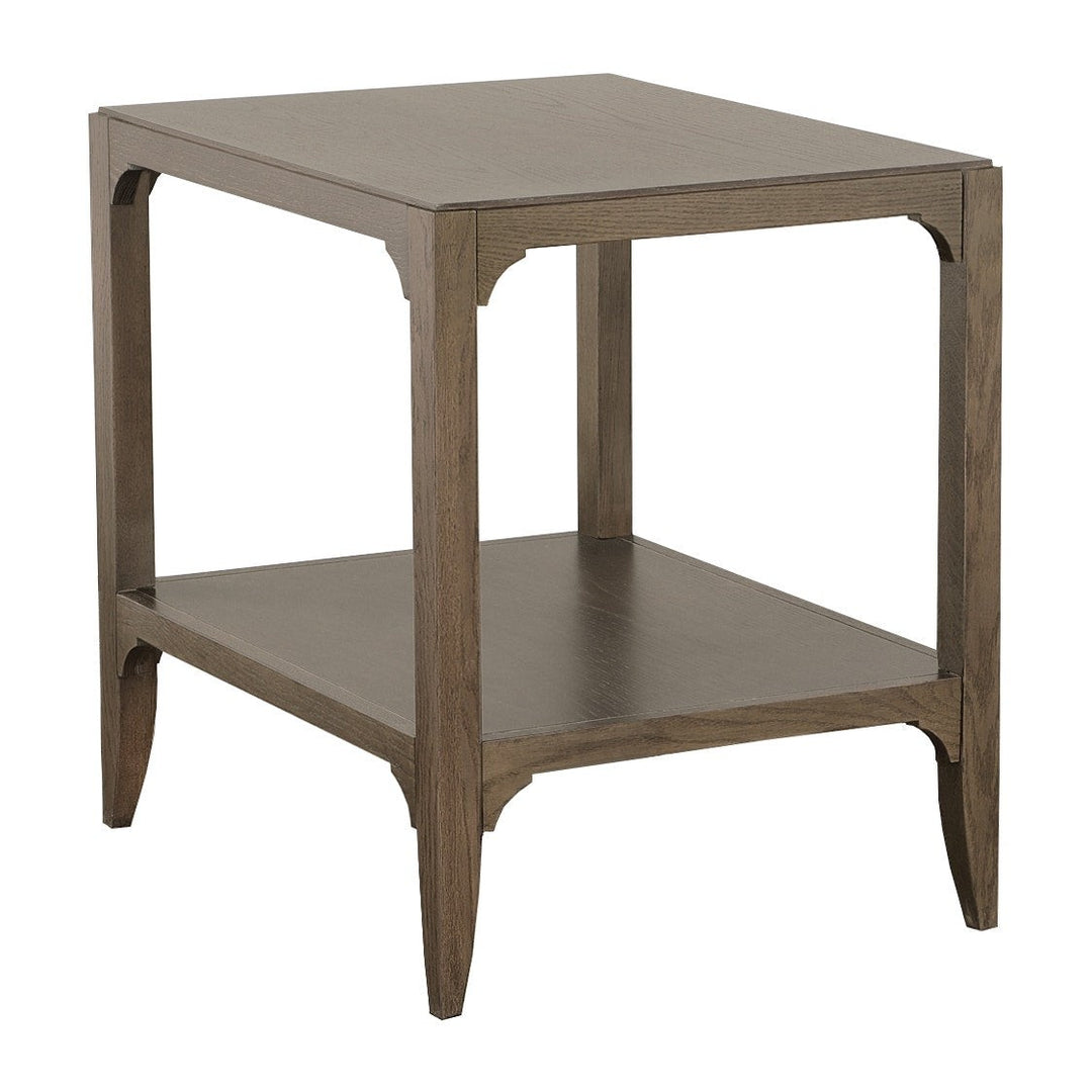 Kendrick End Table - Modern Truffle - Red Oak Solids