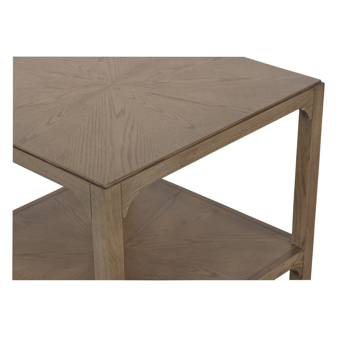 Kendrick End Table - Modern Truffle - Red Oak Solids