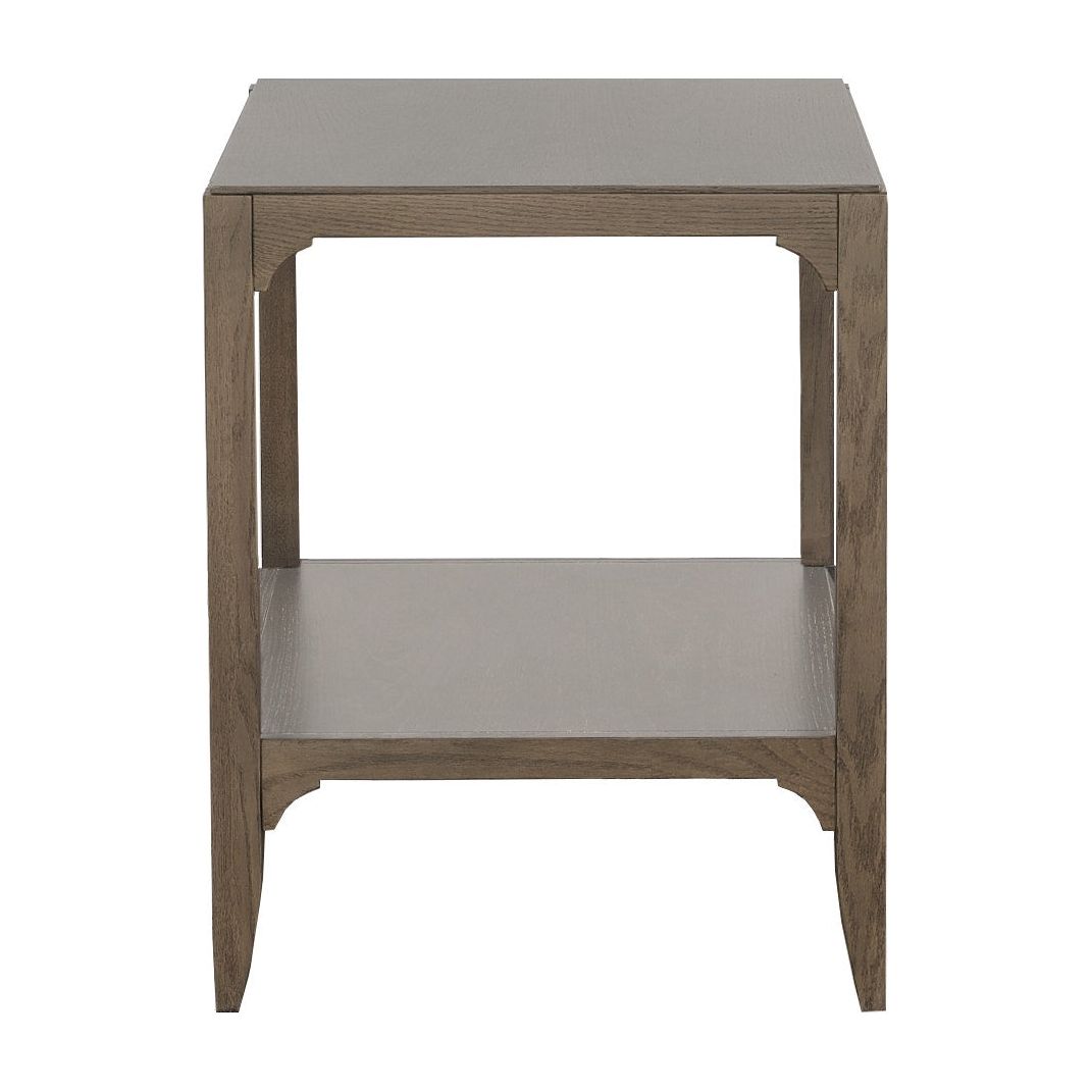 Kendrick End Table - Modern Truffle - Red Oak Solids