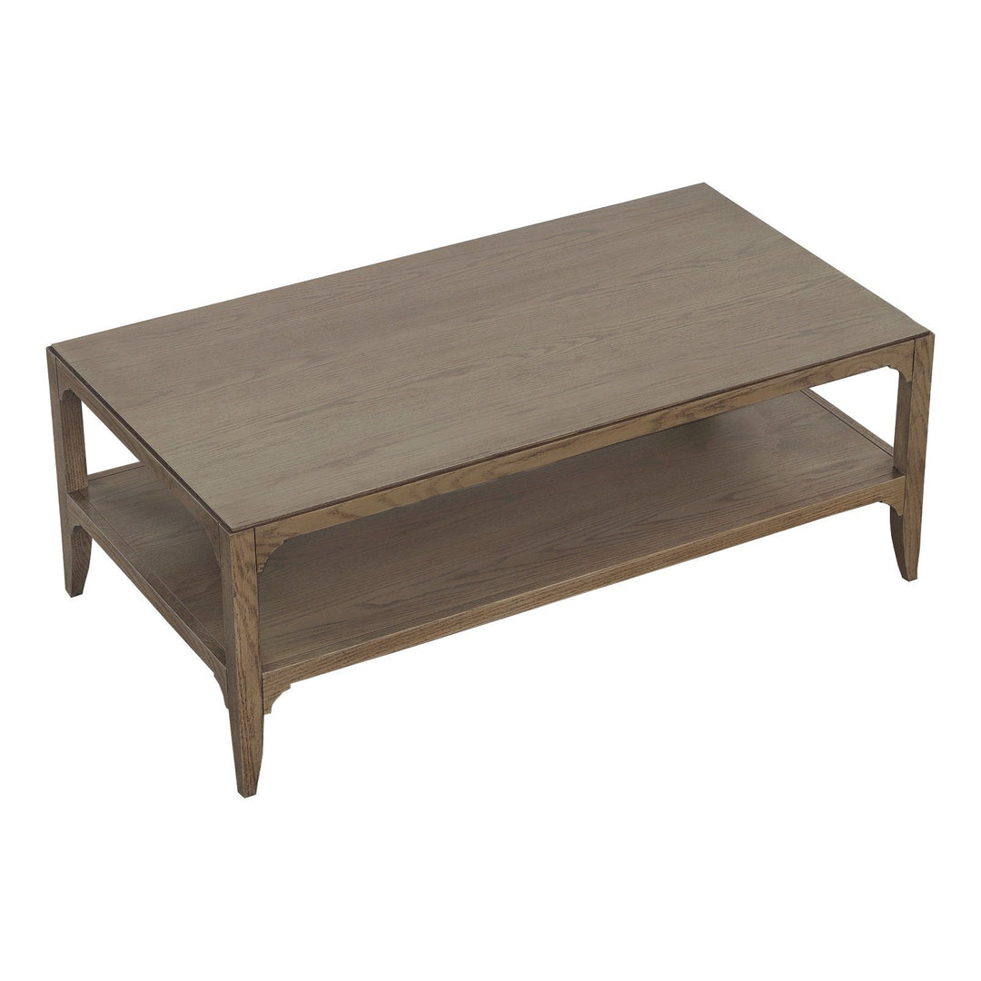 Kendrick Cocktail Table - Modern Truffle - Red Oak Solids