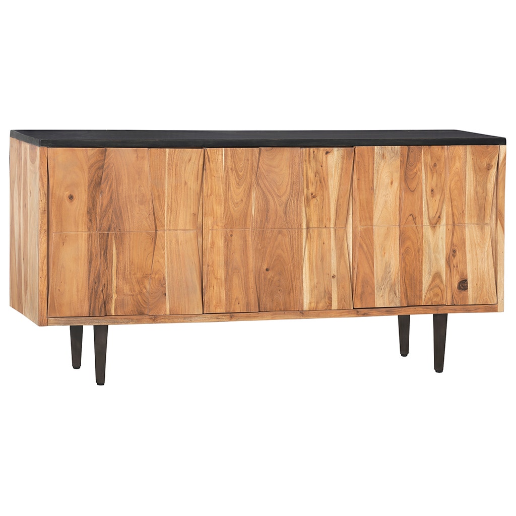 Sundries Naturale' Credenza - Acacia Solids,Solid Iron