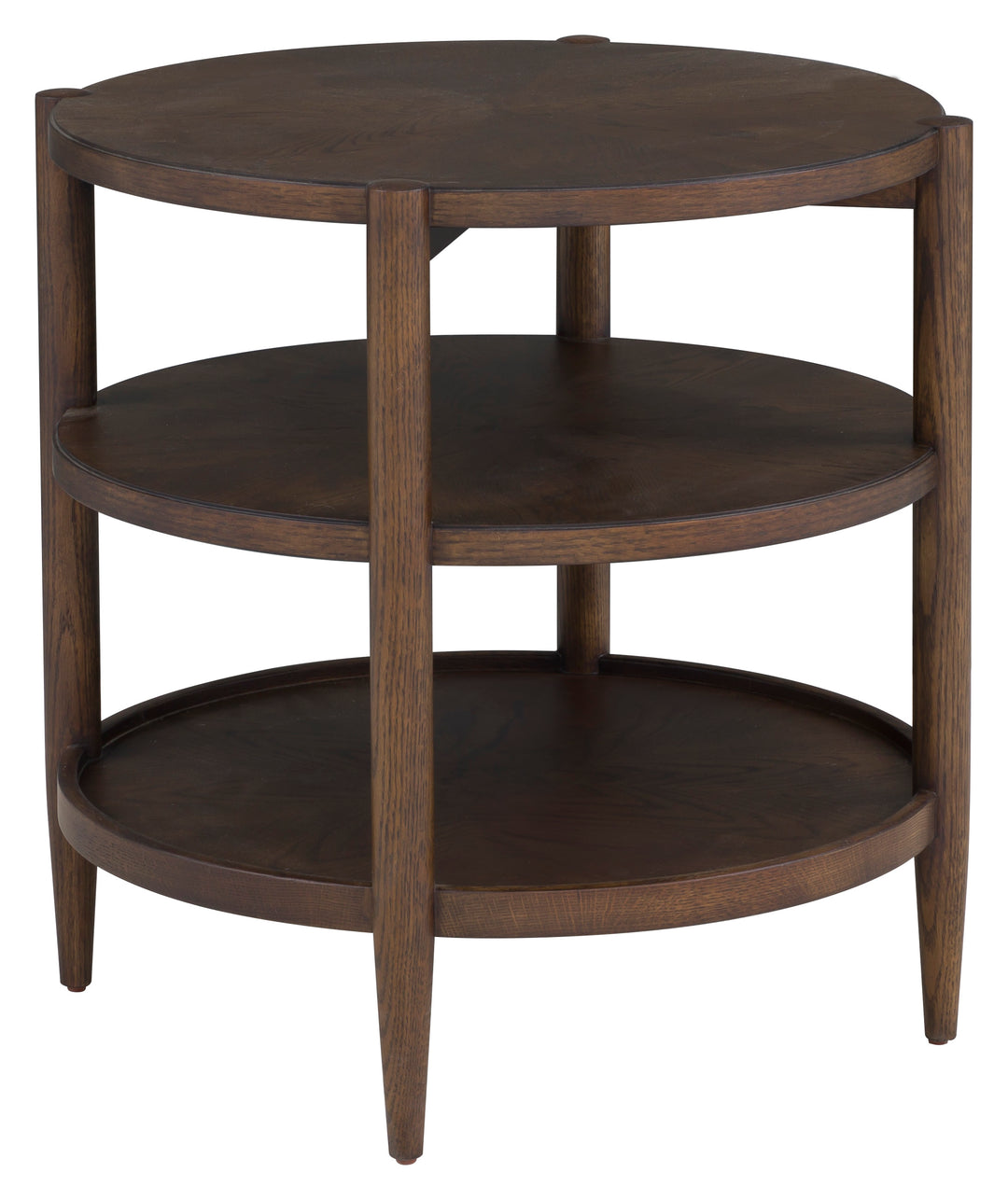 Fairfield Chair Maxwell Round End Table Caramel