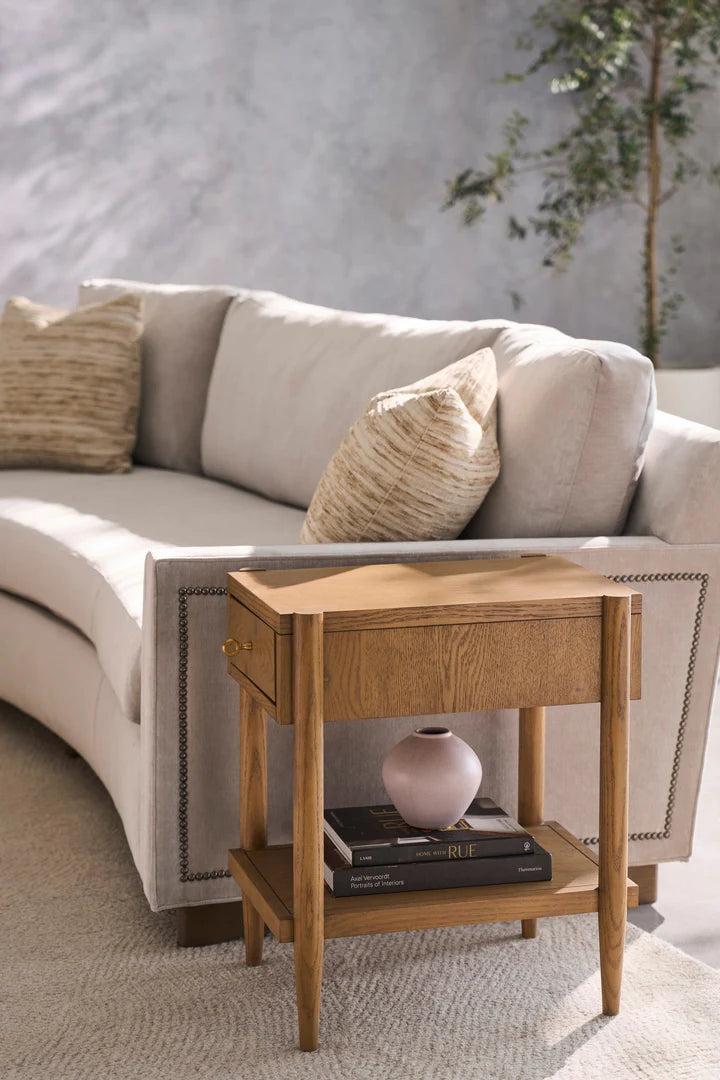 Maxwell One Drawer Rectangle Drink Table