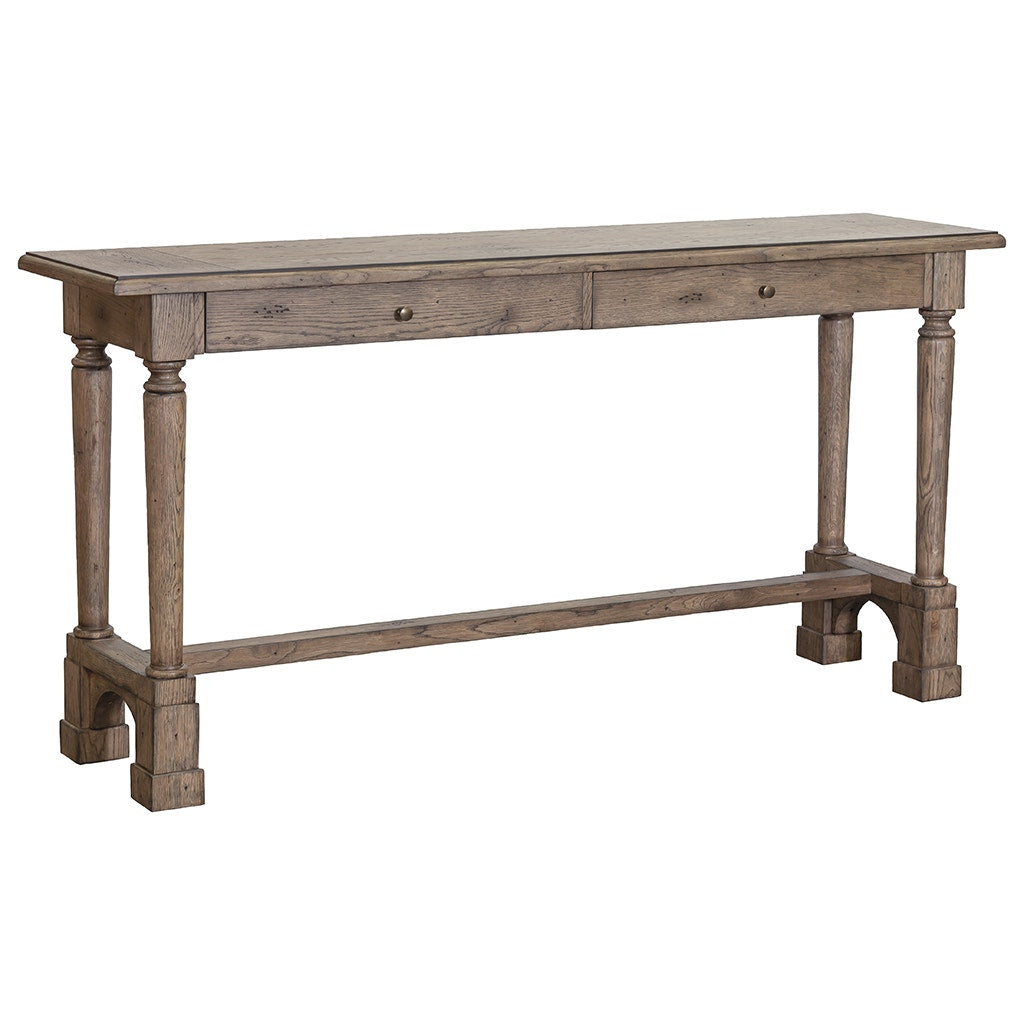 Arcadian Huntboard Console Table - Burnished Oak - White Oak Solids