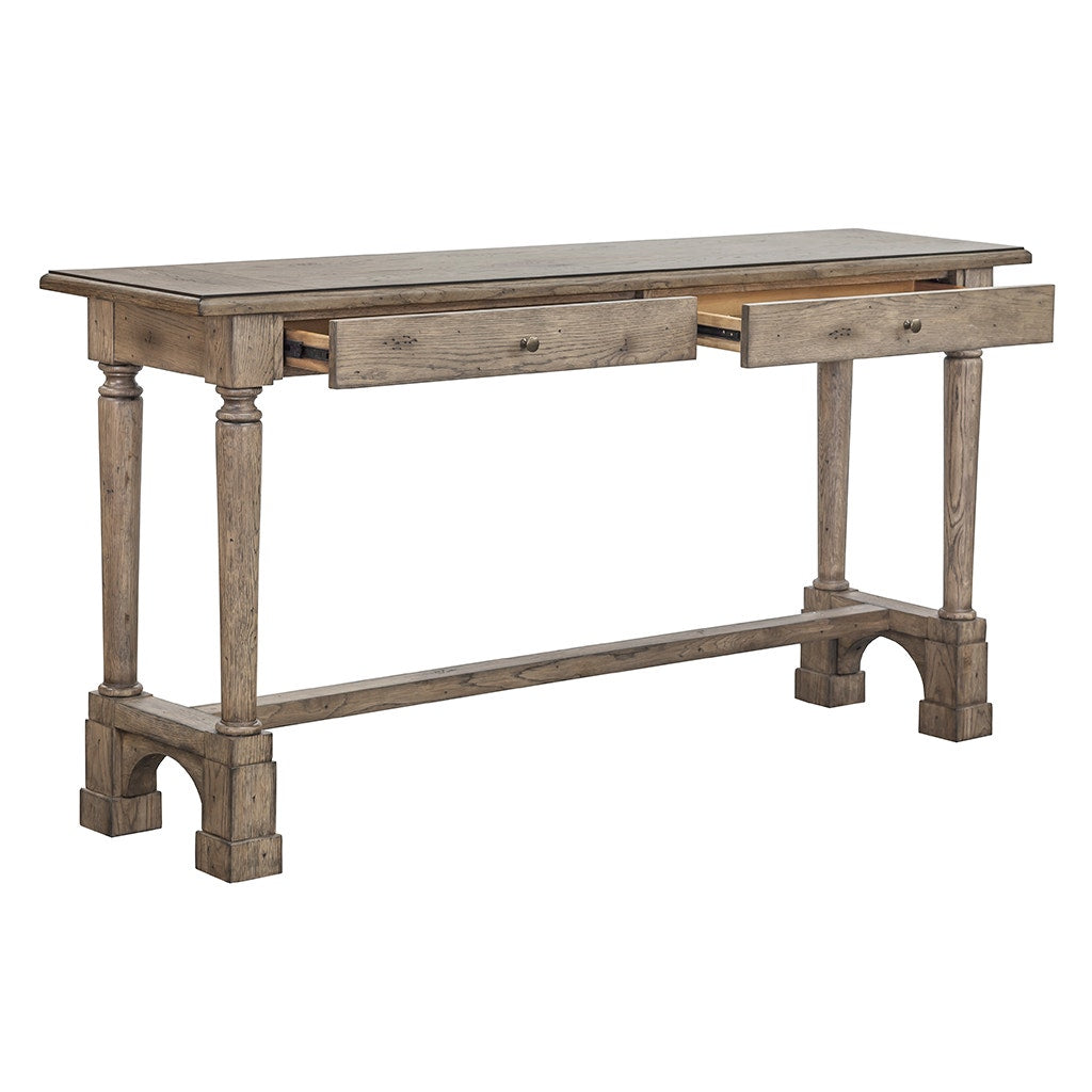 Arcadian Huntboard Console Table - Burnished Oak - White Oak Solids