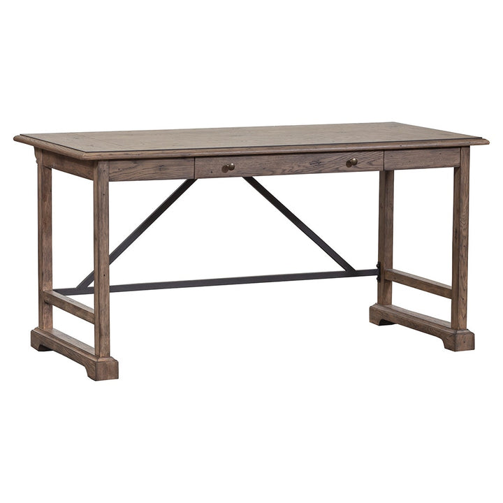 Arcadian Writing Desk - Burnished Oak - White Oak Solids