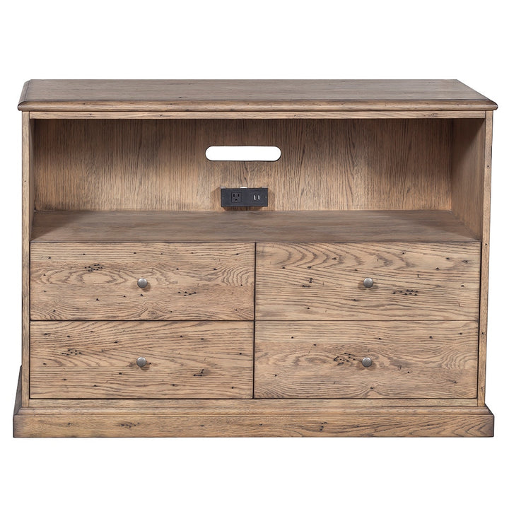 Arcadian Lateral File - Burnished Oak - White Oak Solids