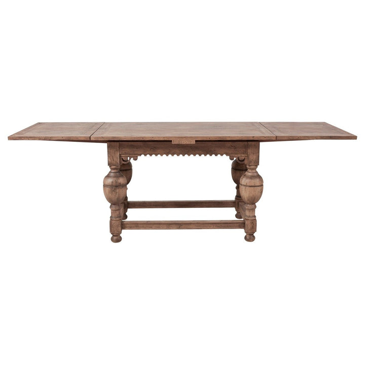 Arcadian Farmhouse Draw Leaf Dining Table - Burnished Oak - White Oak Solids