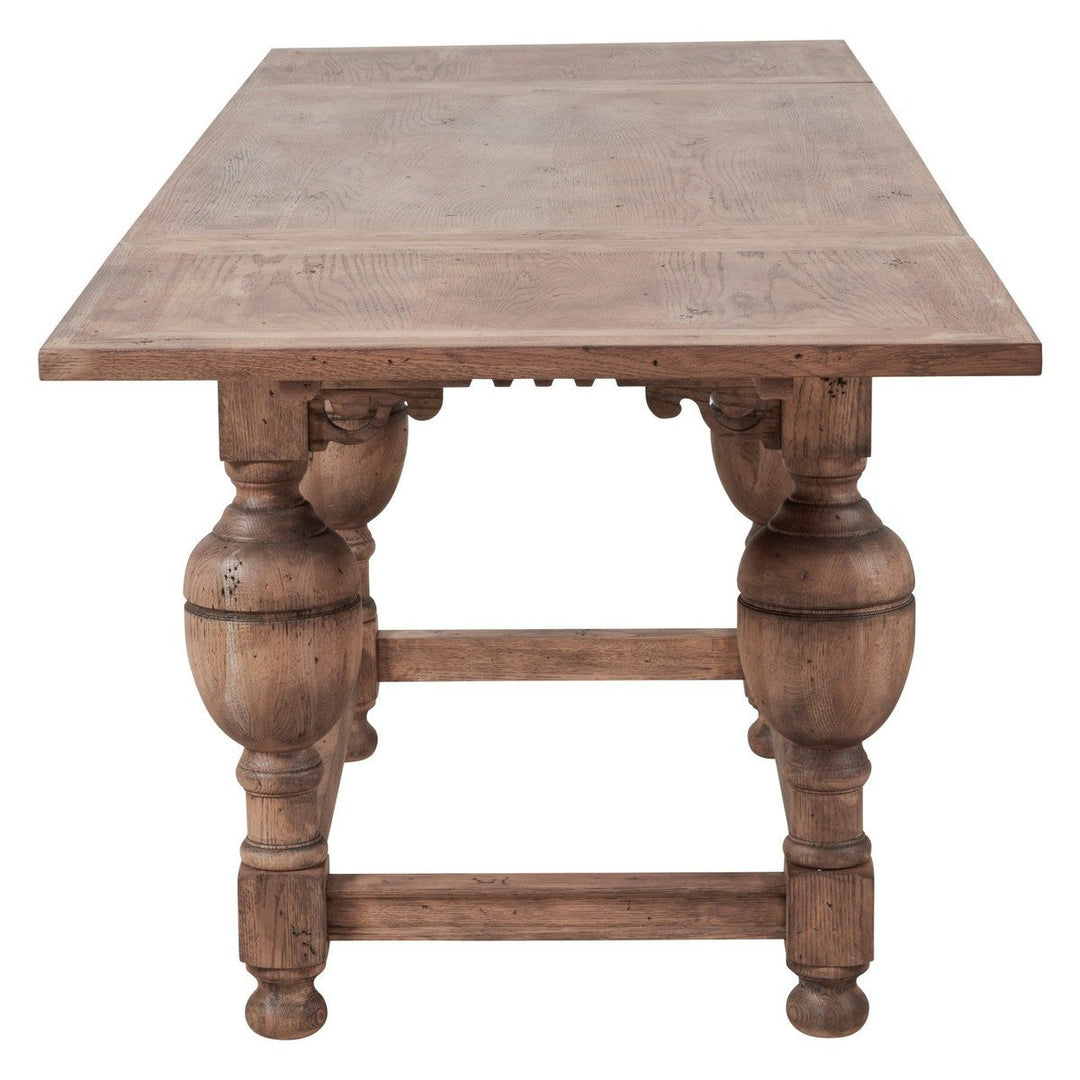 Arcadian Farmhouse Draw Leaf Dining Table - Burnished Oak - White Oak Solids