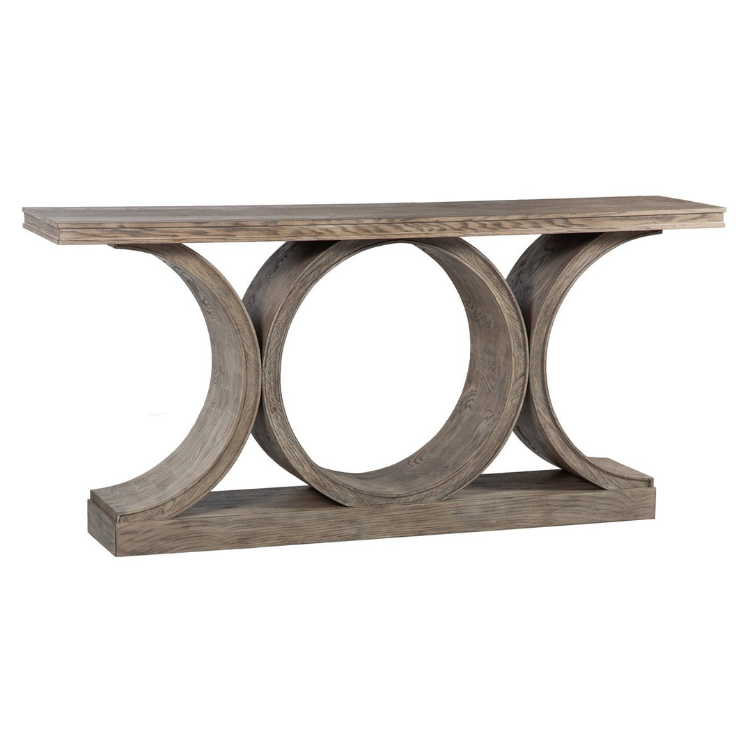 Coeur d'Alene Console Table - Reclaimed Oak - Red Oak Solids