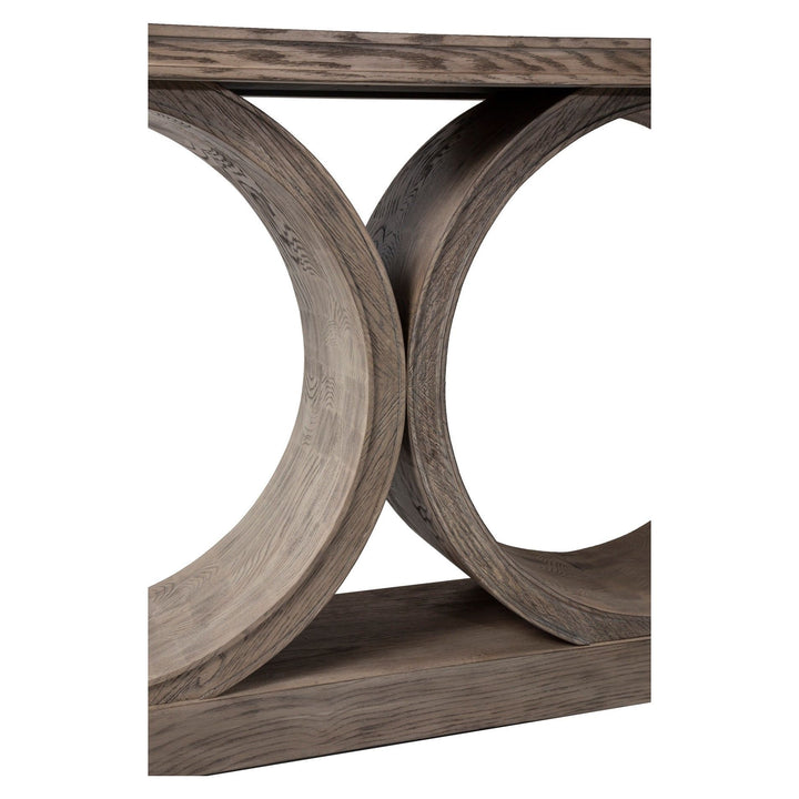 Coeur d'Alene Console Table - Reclaimed Oak - Red Oak Solids