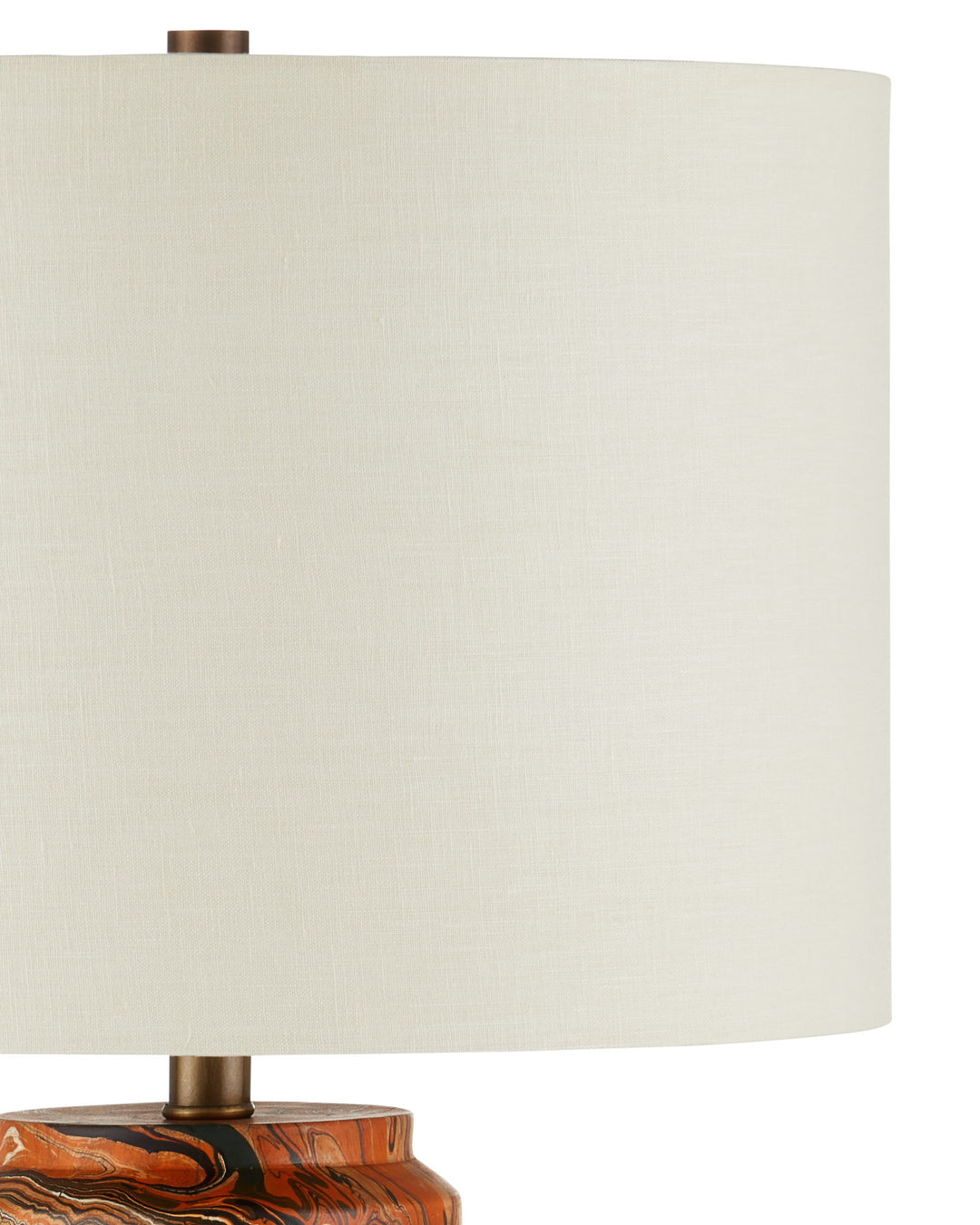 Crantock Orange Table Lamp