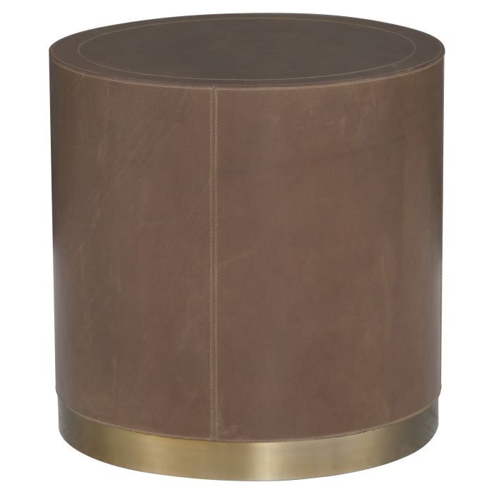 Side Tables Dimitri Three Drawer Round End Table