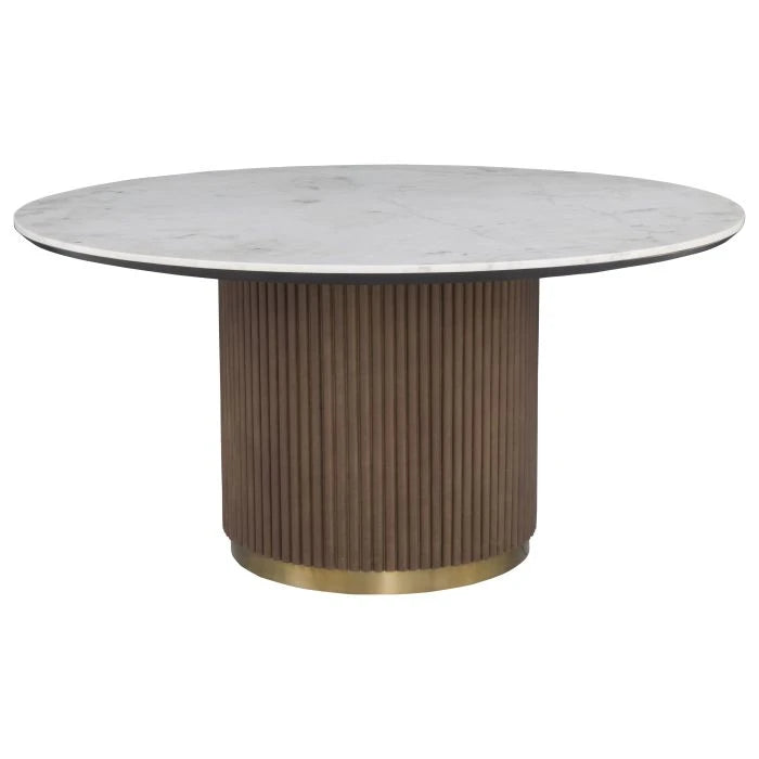 Dimitri Round Marble Dining Table
