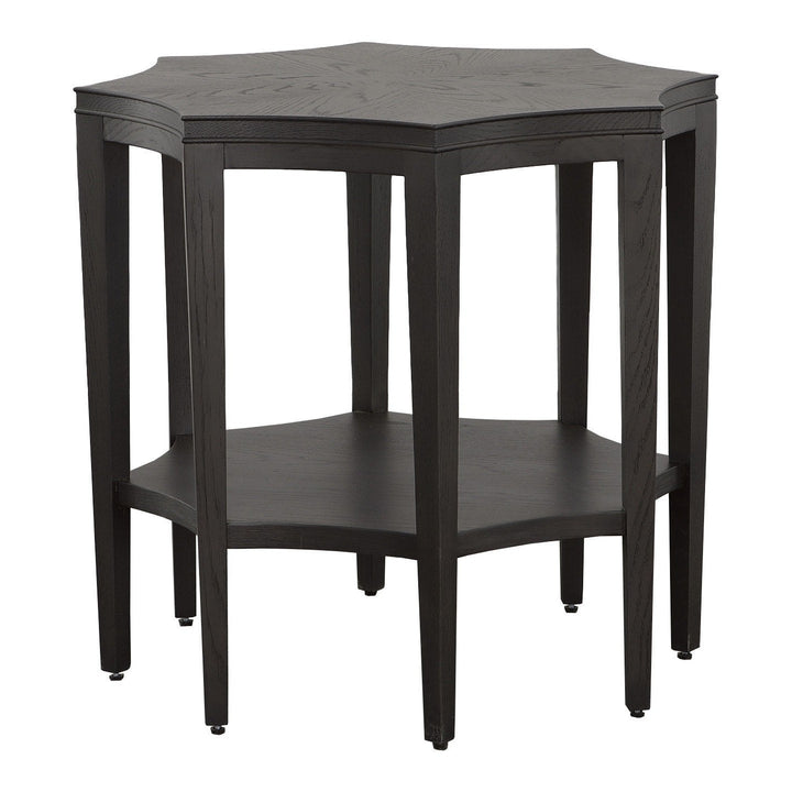 Helena End Table - Charcoal - White Oak Solids