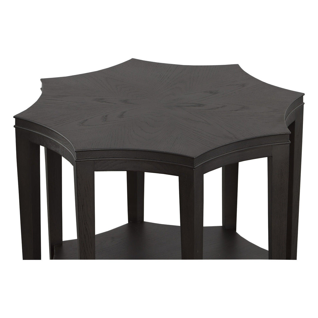 Helena End Table - Charcoal - White Oak Solids