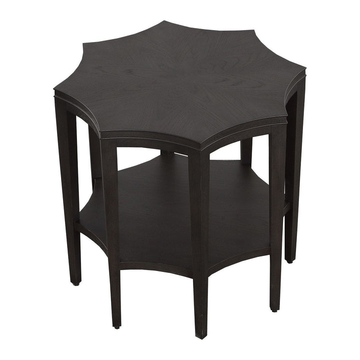 Helena End Table - Charcoal - White Oak Solids