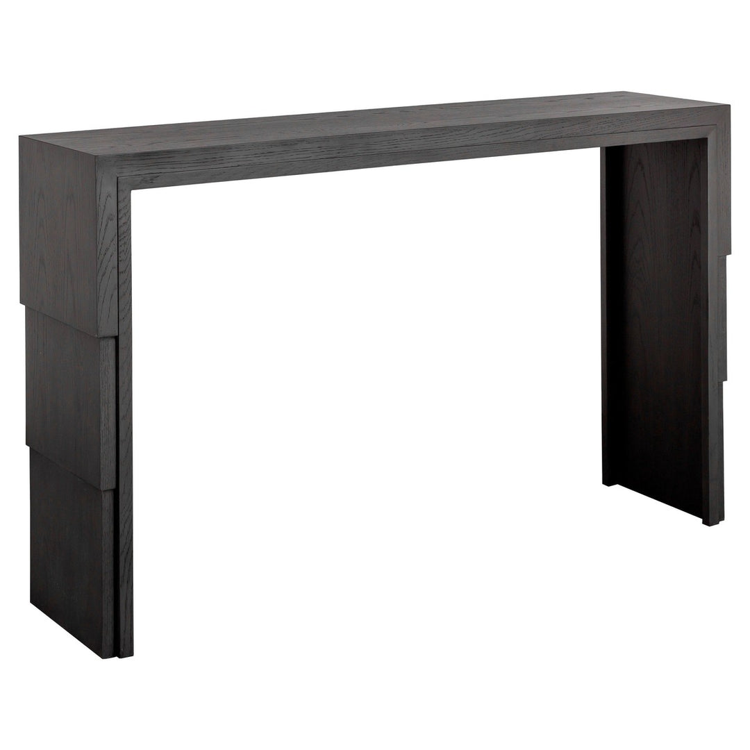 Helena Console Table - Charcoal - White Oak Solids