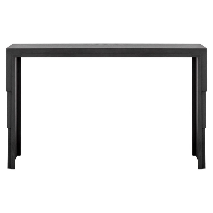 Helena Console Table - Charcoal - White Oak Solids