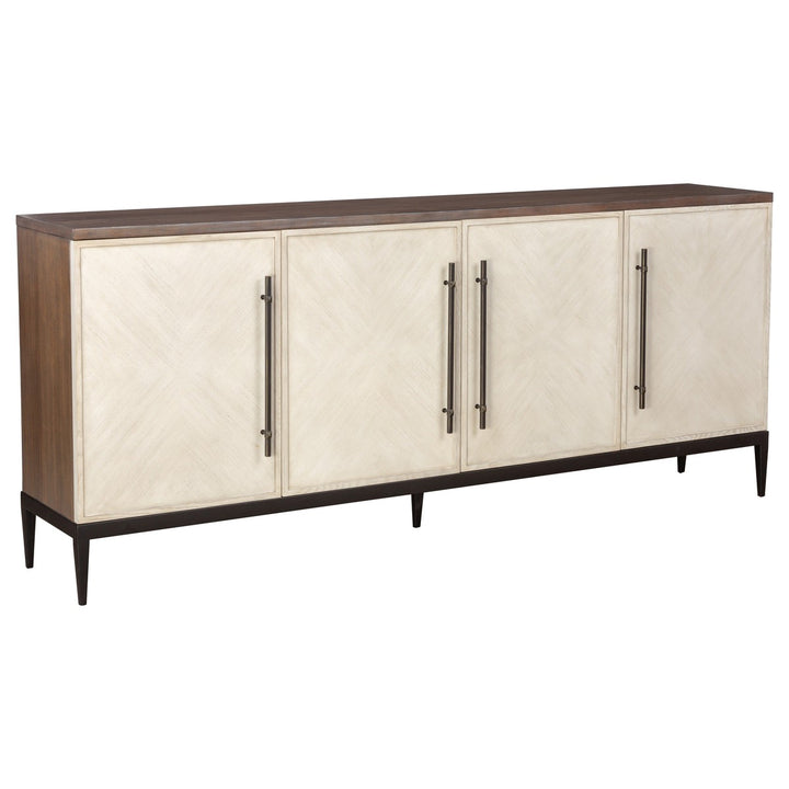 Phoenix Credenza - Grecian Clay - Figured Eucalyptus