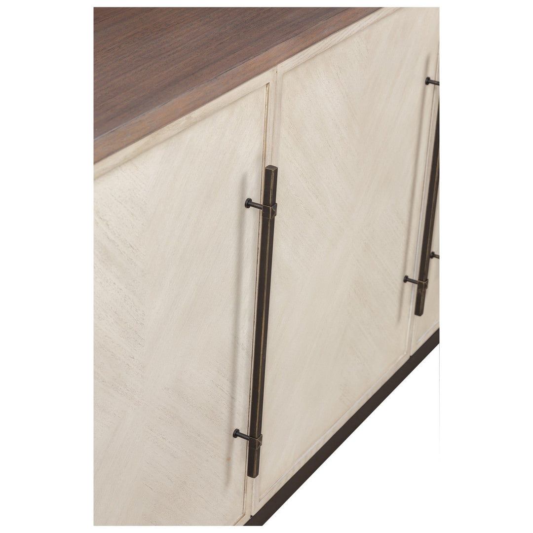 Phoenix Credenza - Grecian Clay - Figured Eucalyptus