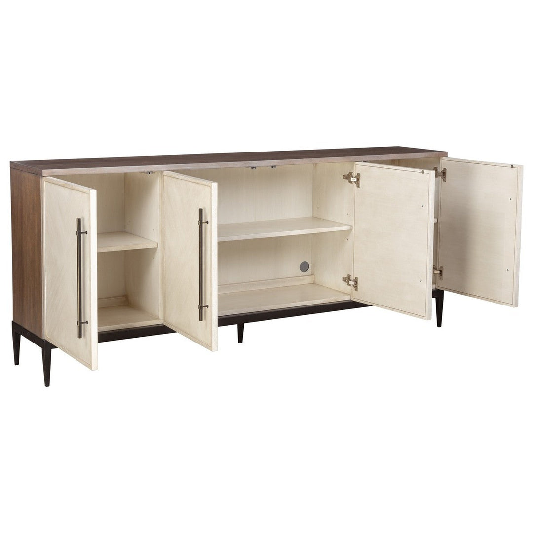 Phoenix Credenza - Grecian Clay - Figured Eucalyptus