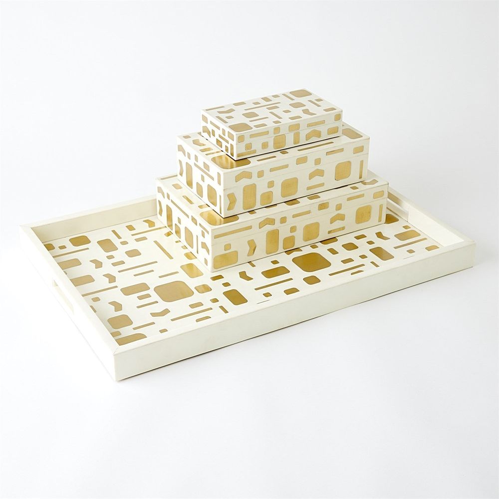 Boxes Brass Jali Box-Lg