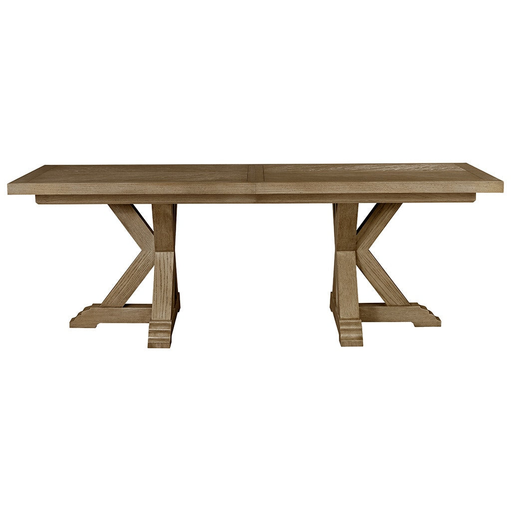 Cheñeais Dining Table - French Oak - Select Red Oak Solids