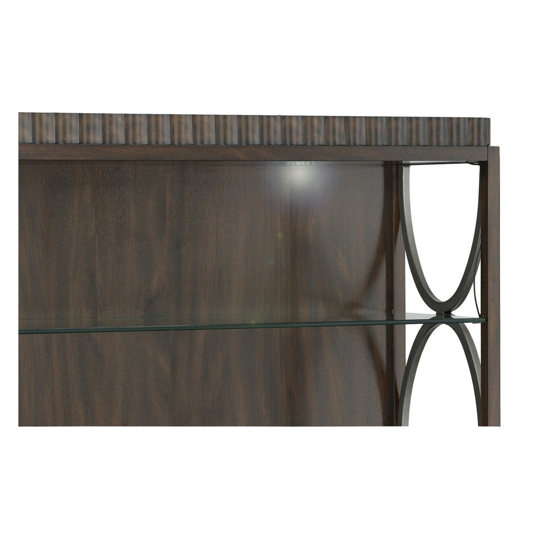 West Camden Lateral File Deck - Tahitian Pearl - Metal, Walnut Solids