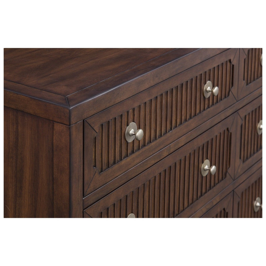 West Camden Dresser - Tahitian Pearl - Walnut,Metal Accents