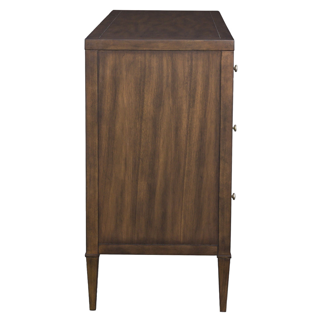 West Camden Dresser - Tahitian Pearl - Walnut,Metal Accents