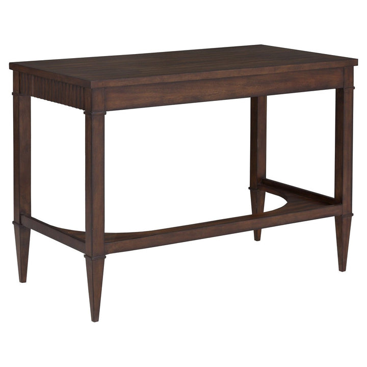 West Camden Desk - Tahitian Pearl - Walnut,Metal Accents