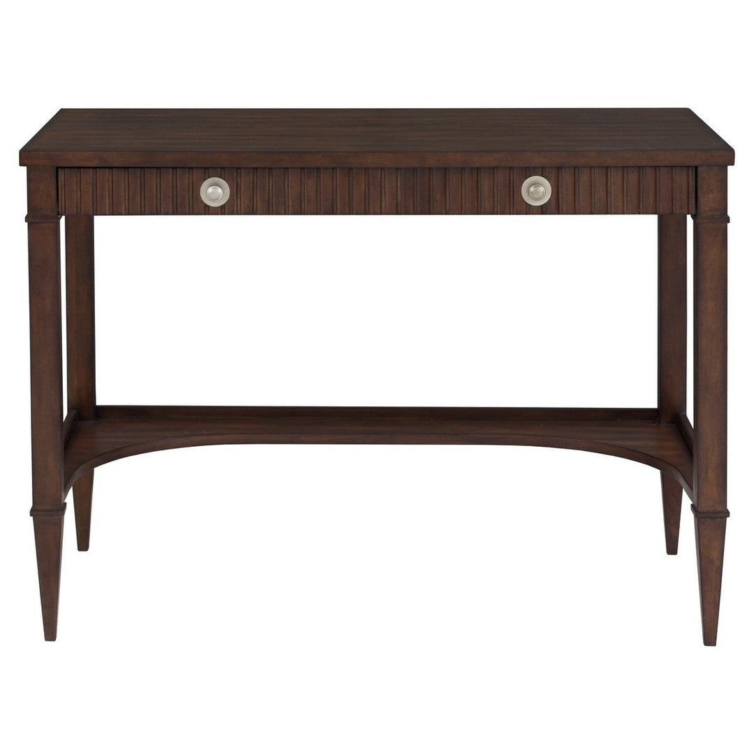 West Camden Desk - Tahitian Pearl - Walnut,Metal Accents