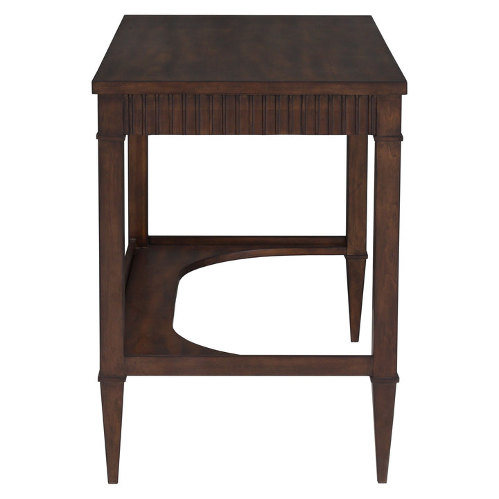 West Camden Desk - Tahitian Pearl - Walnut,Metal Accents