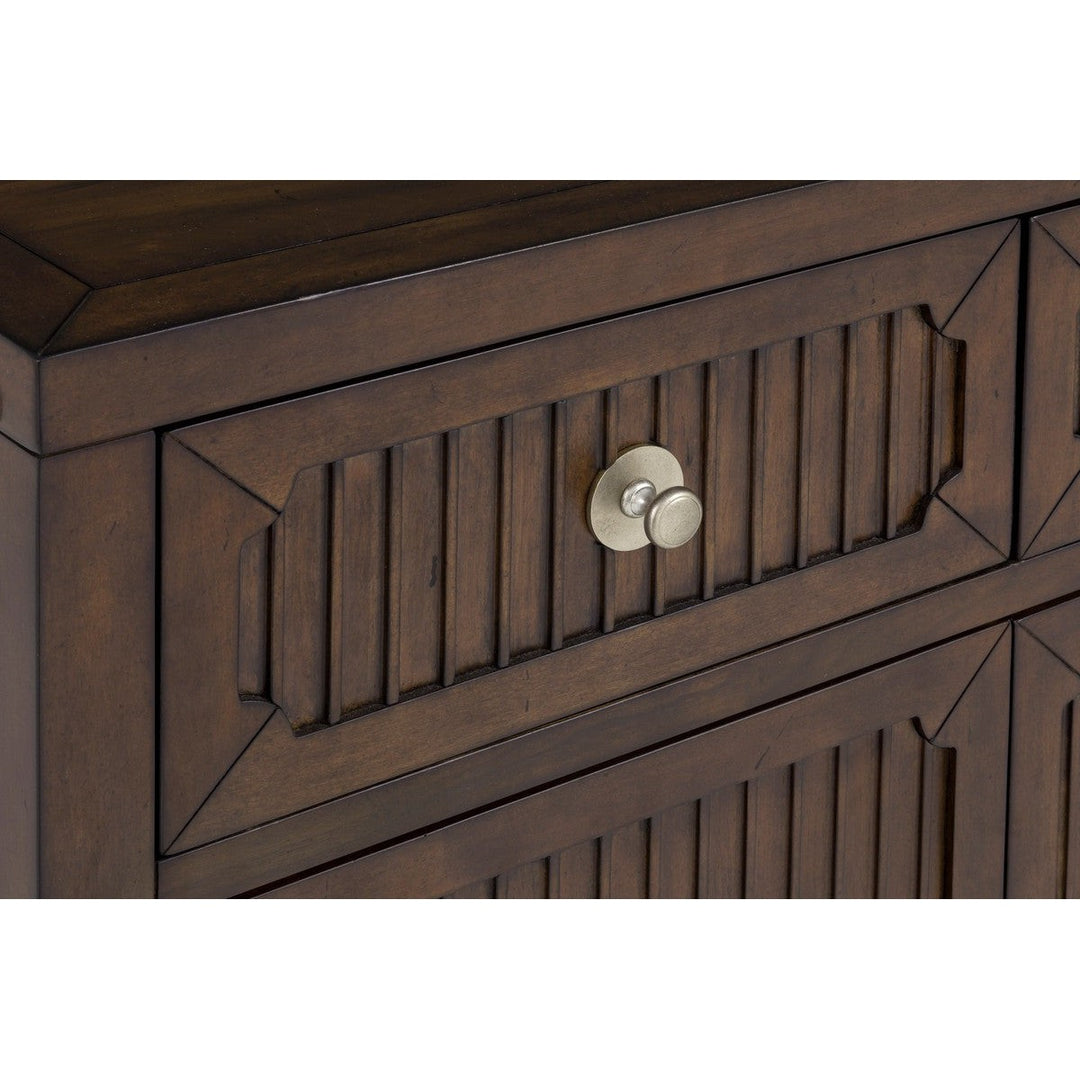 West Camden Dresser - Tahitian Pearl - Walnut,Metal Accents