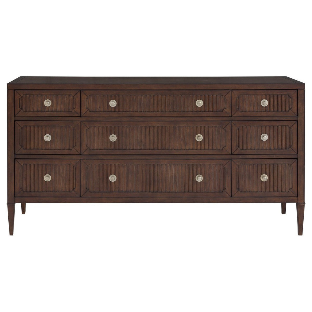 West Camden Dresser - Tahitian Pearl - Walnut,Metal Accents