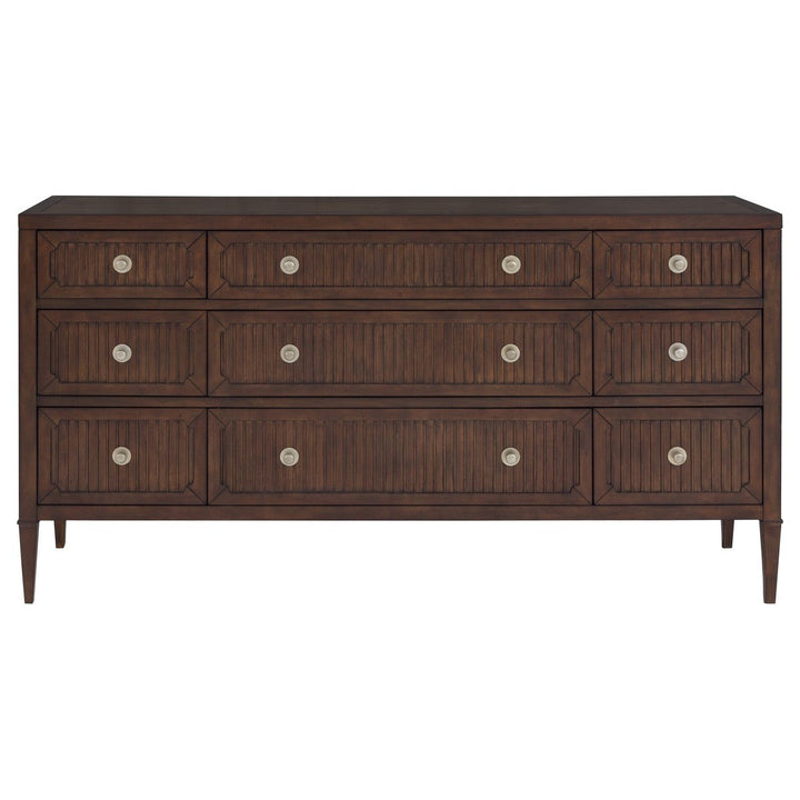 West Camden Dresser - Tahitian Pearl - Walnut,Metal Accents