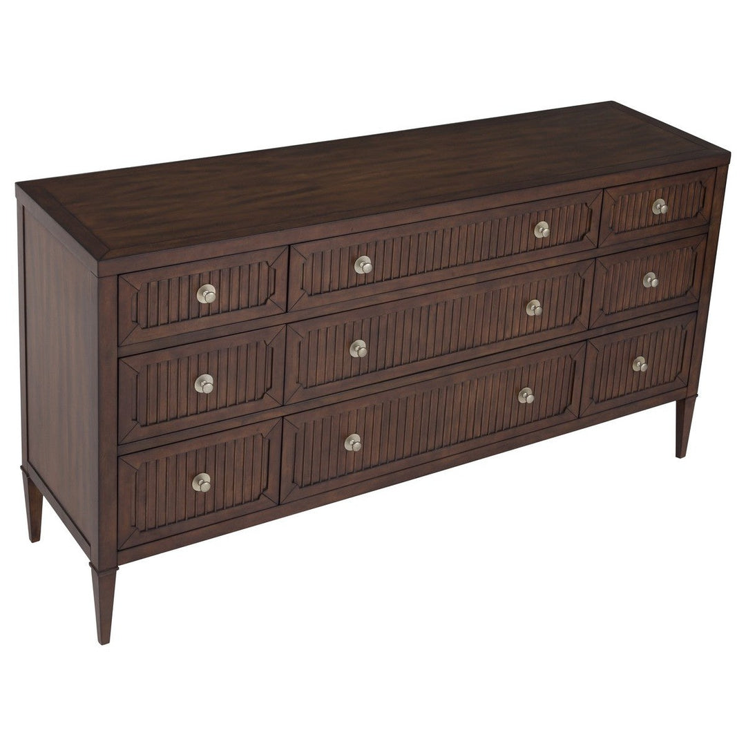 West Camden Dresser - Tahitian Pearl - Walnut,Metal Accents