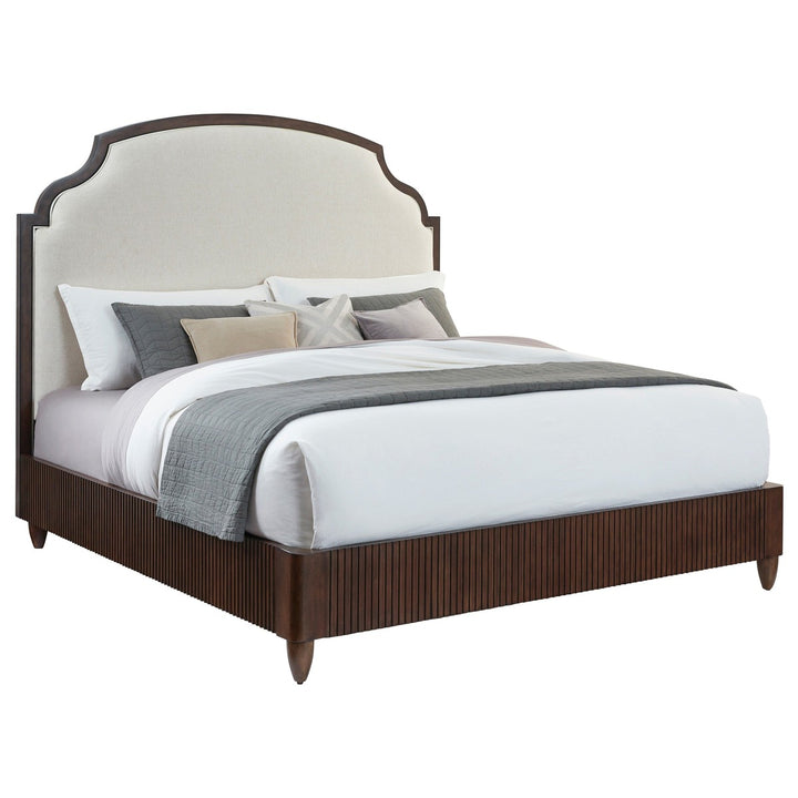 West Camden Queen Bed - Tahitian Pearl - Walnut