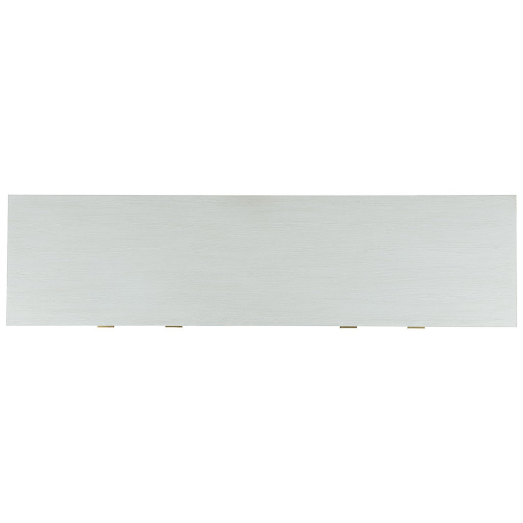 East Camden Credenza - Pearl - Metal,  Poplar Solids