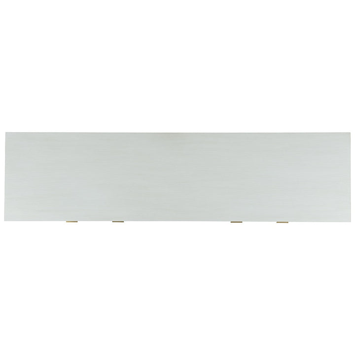 East Camden Credenza - Pearl - Metal,  Poplar Solids