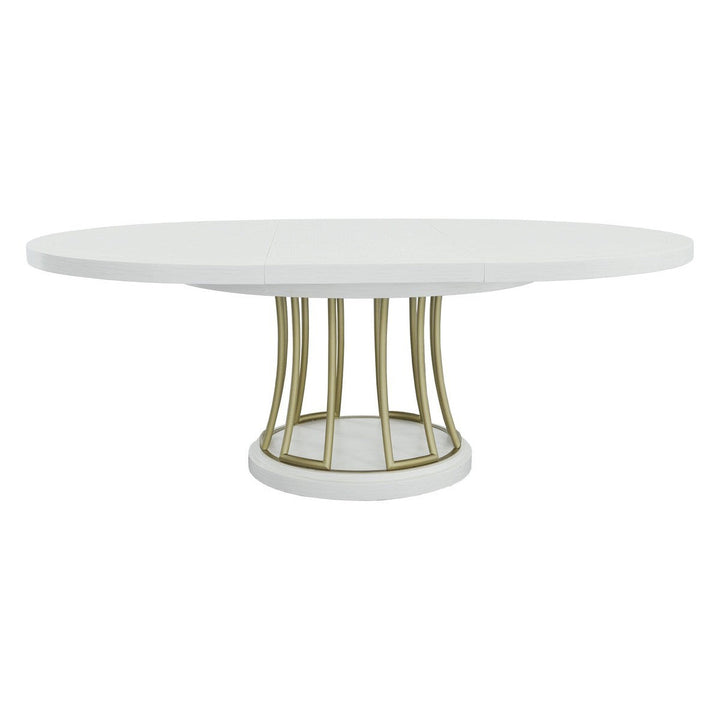 East Camden Dining Table - Pearl - Poplar Solids