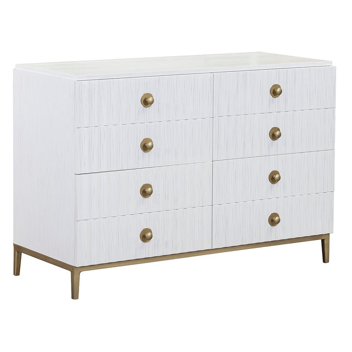 East Camden Lateral File - Pearl - Poplar Solids & Antique Metal