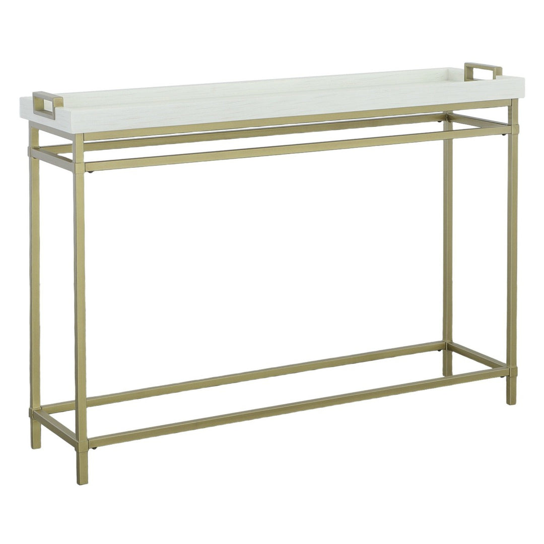 East Camden Console Table - Pearl - Poplar Solids