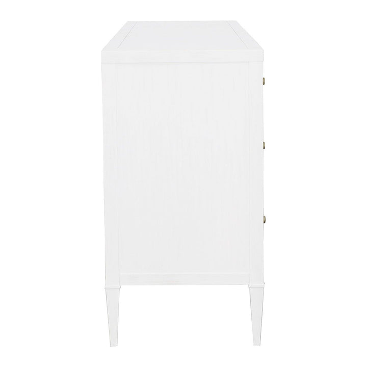 East Camden Dresser - Pearl - Metal Accents,Poplar Solids